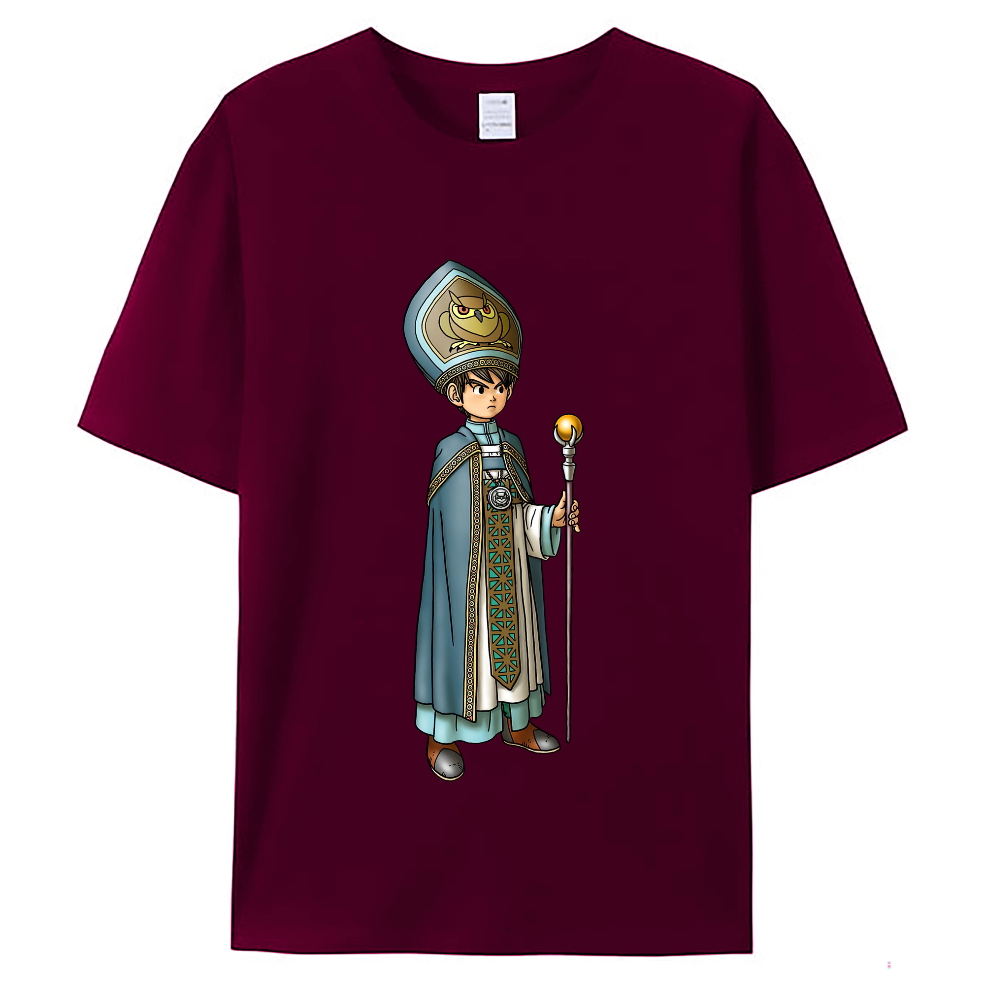 （画像用） ドラゴンクエスト Doragon Kuesuto Dragon Quest レディースカジュアルプリントTシャツ（綿100％）
